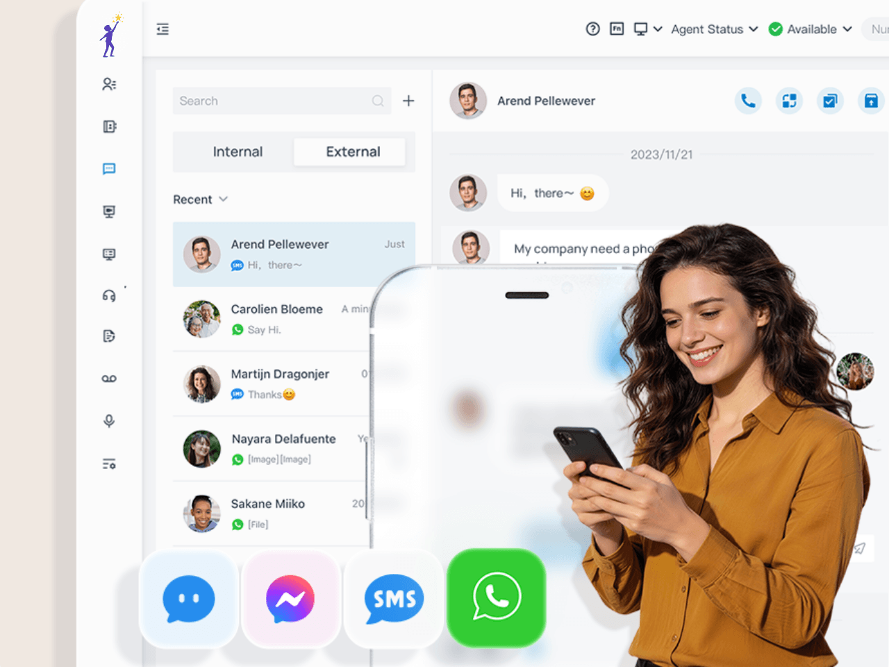 Omnichannel messaging