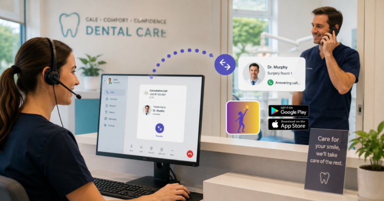 VoIP phone system setup for an Irish dental clinic