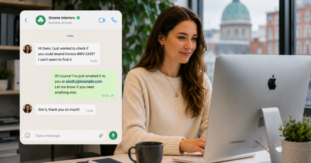 WhatsApp Business integration for Irish businesses